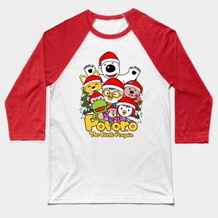 Pororo and Friends Xmas Edition Baseball T-Shirt